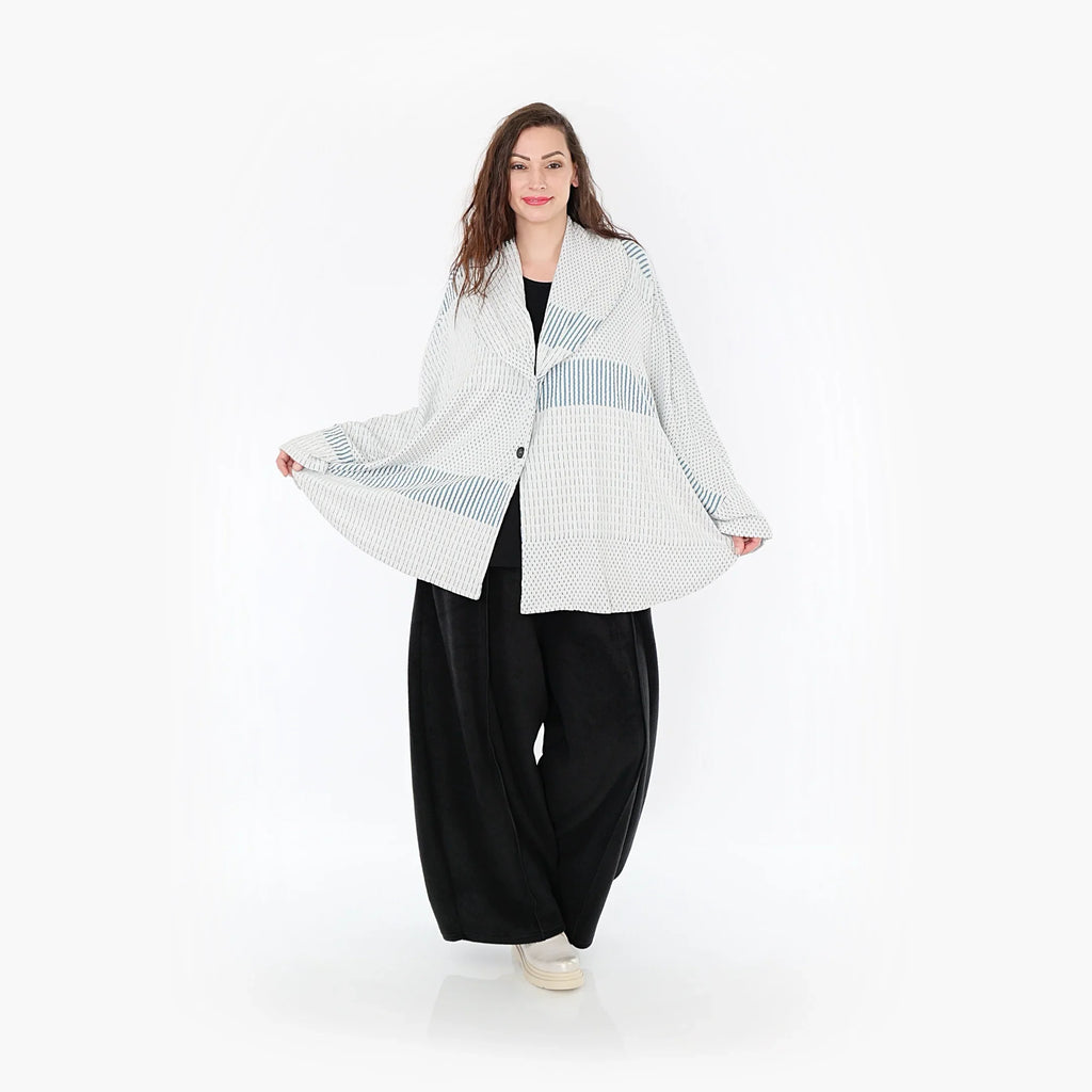 AKH Fashion Jacke 140 Frilla, Blau/Ecru
