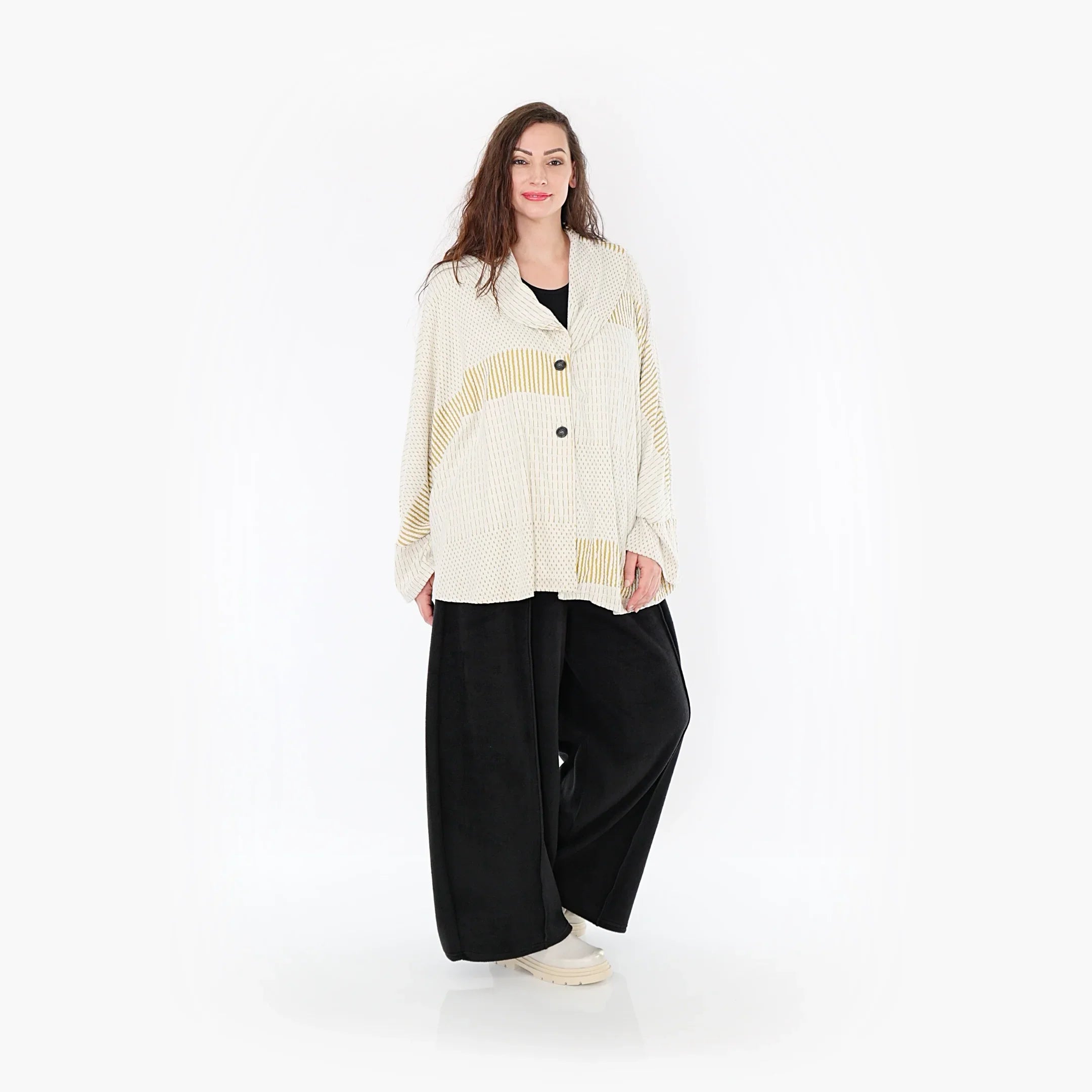 AKH Fashion Jacke 140 Frilla, Senf/Ecru