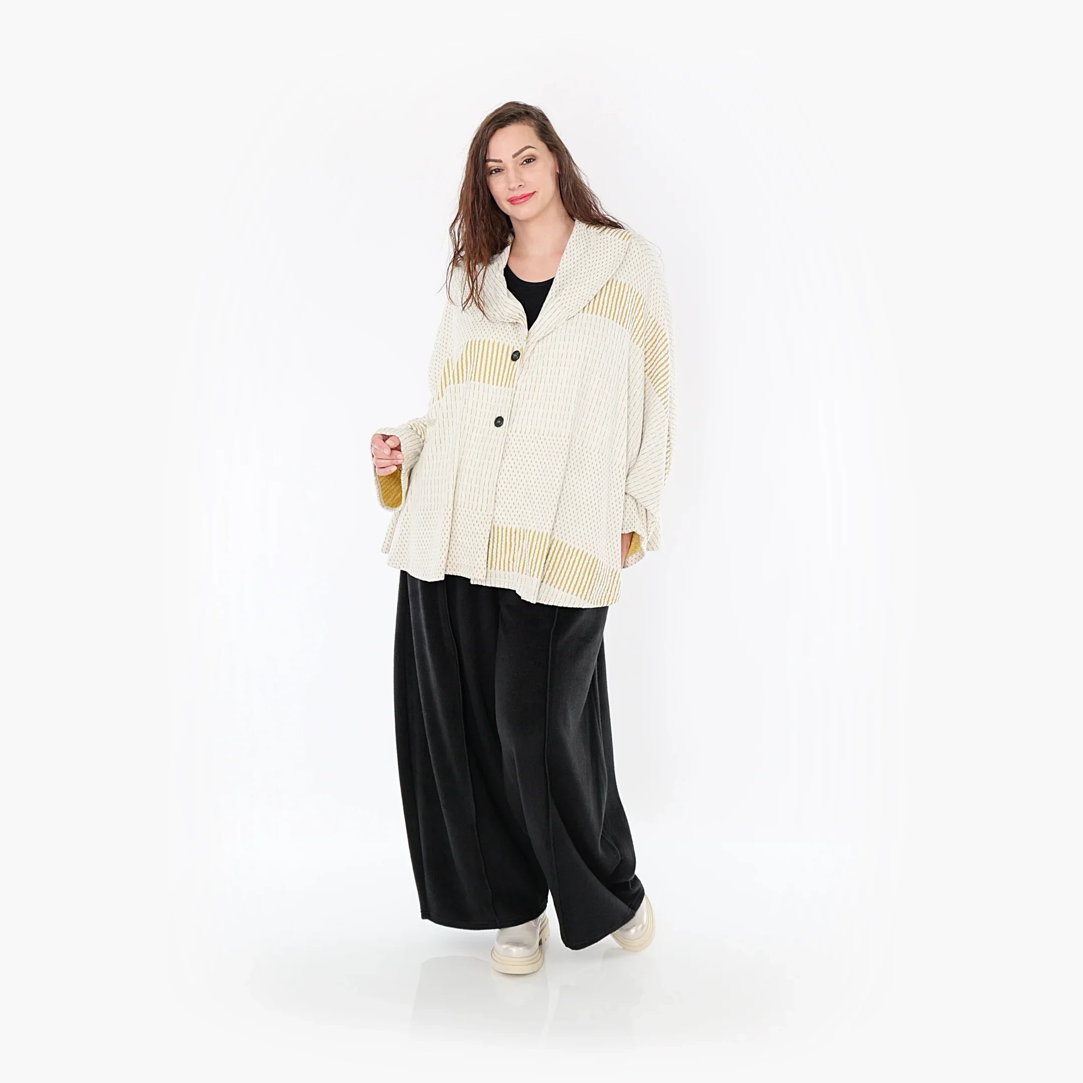 AKH Fashion Jacke 140 Frilla, Senf/Ecru