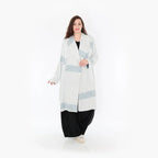AKH Fashion Mantel 2494 Frilla, Blau/Ecru