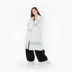 AKH Fashion Mantel 2494 Frilla, Blau/Ecru