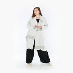 AKH 2494 Coat, Olive-Ecru