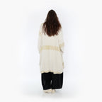AKH Fashion Mantel 2494 Frilla, Senf/Ecru