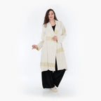 AKH Fashion Mantel 2494 Frilla, Senf/Ecru