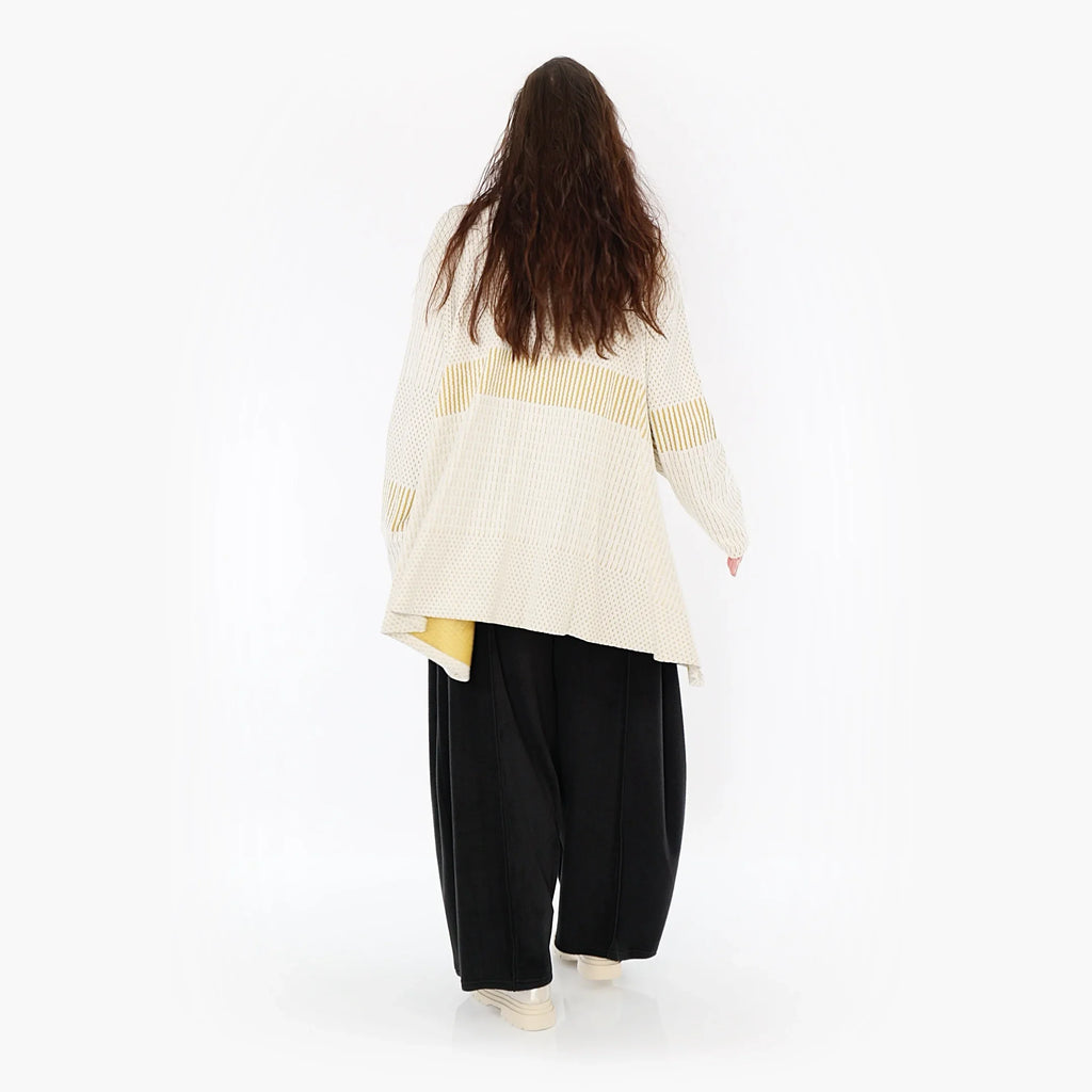 AKH Fashion Shirt 593R Frilla, Senf/Ecru