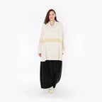 AKH Fashion Shirt 593R Frilla, Senf/Ecru