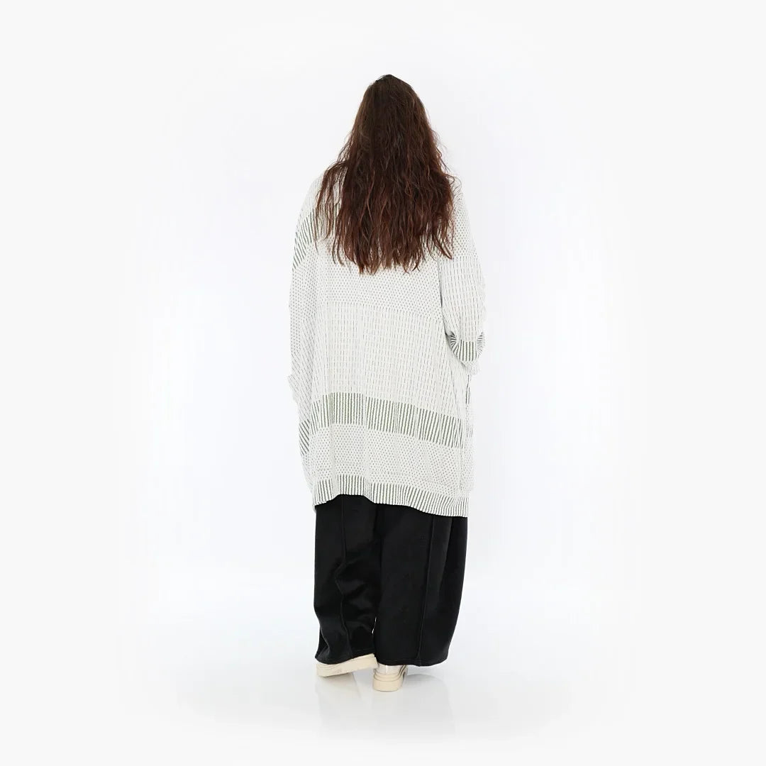 AKH 6518 Mantel, Olive-Ecru