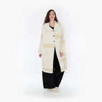 AKH Fashion Mantel 6518 Frilla, Senf/Ecru