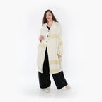 AKH Fashion Mantel 6518 Frilla, Senf/Ecru