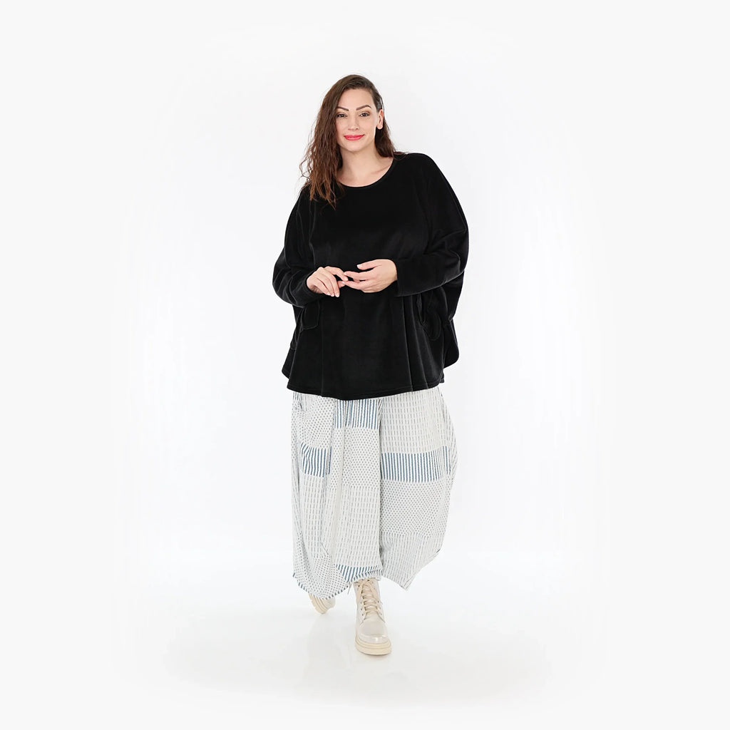 AKH Fashion Hose 8069 Frilla, Blau/Ecru