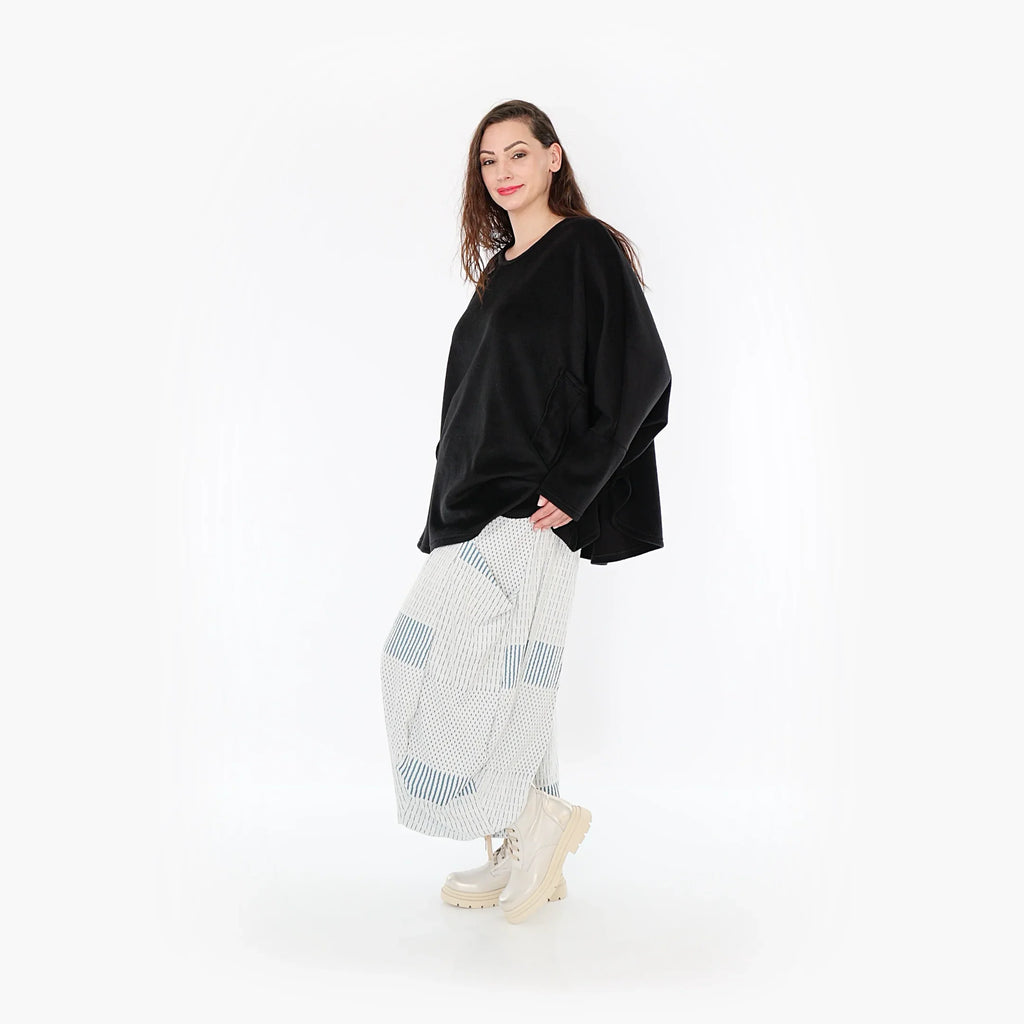 AKH Fashion Hose 8069 Frilla, Blau/Ecru