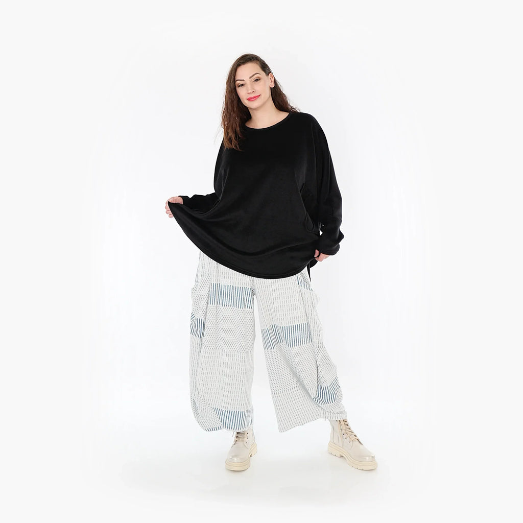 AKH Fashion Hose 8069 Frilla, Blau/Ecru