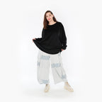 AKH Fashion Hose 8069 Frilla, Blau/Ecru