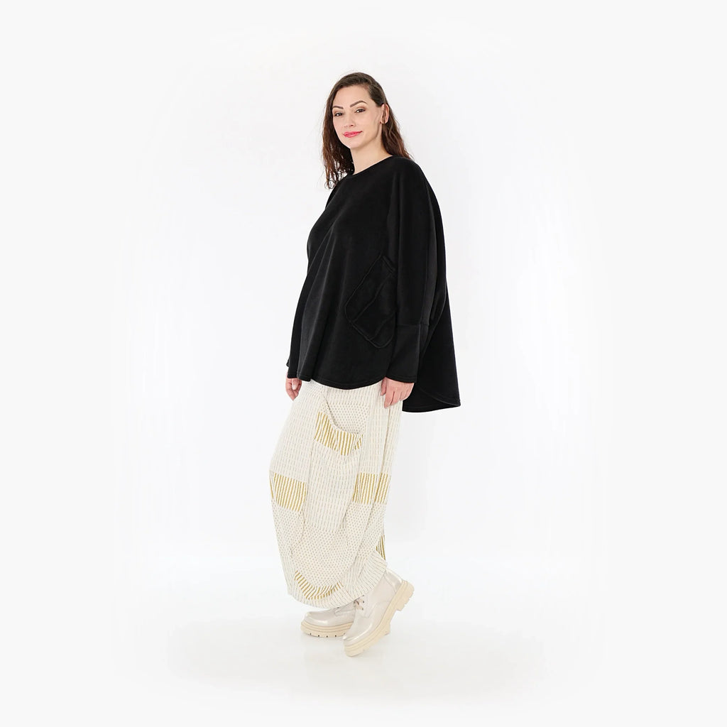 AKH 8069 Trousers, Mustard-Ecru