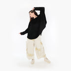 AKH 8069 Trousers, Mustard-Ecru