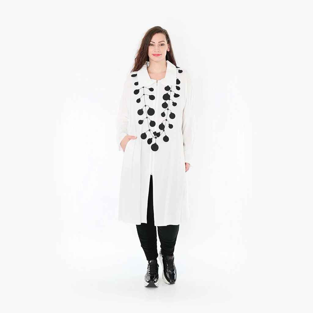 AKH Fashion Blouse 6606 Lucya, White