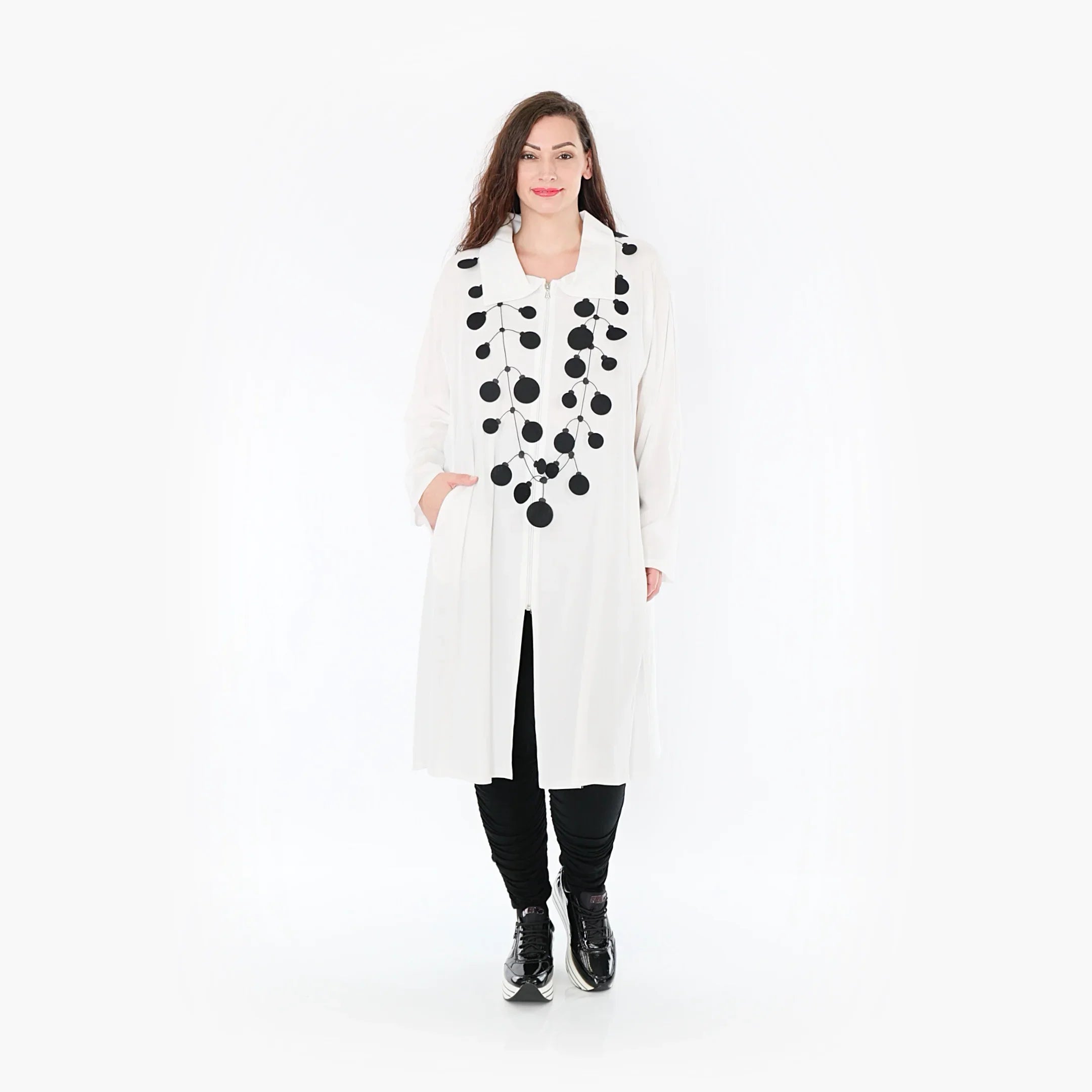 AKH Fashion Blouse 6606 Lucya, White