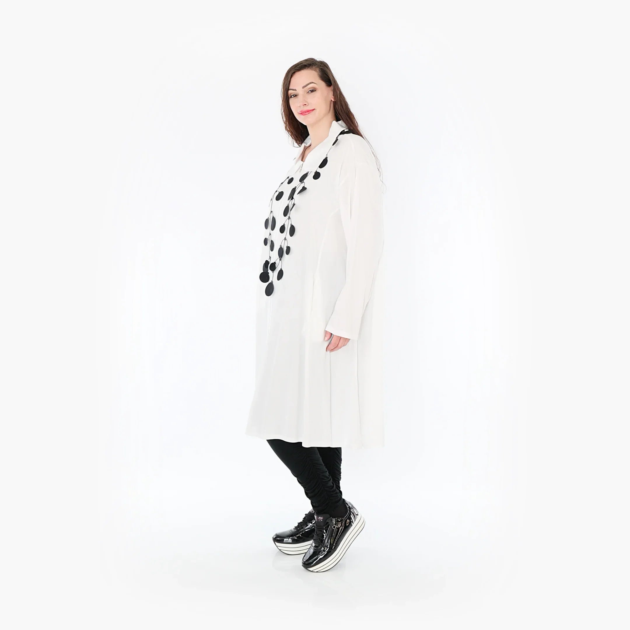 AKH Fashion Blouse 6606 Lucya, White