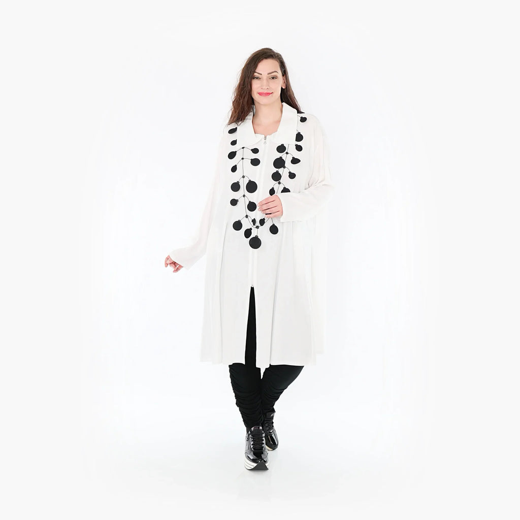 AKH Fashion Blouse 6606 Lucya, White