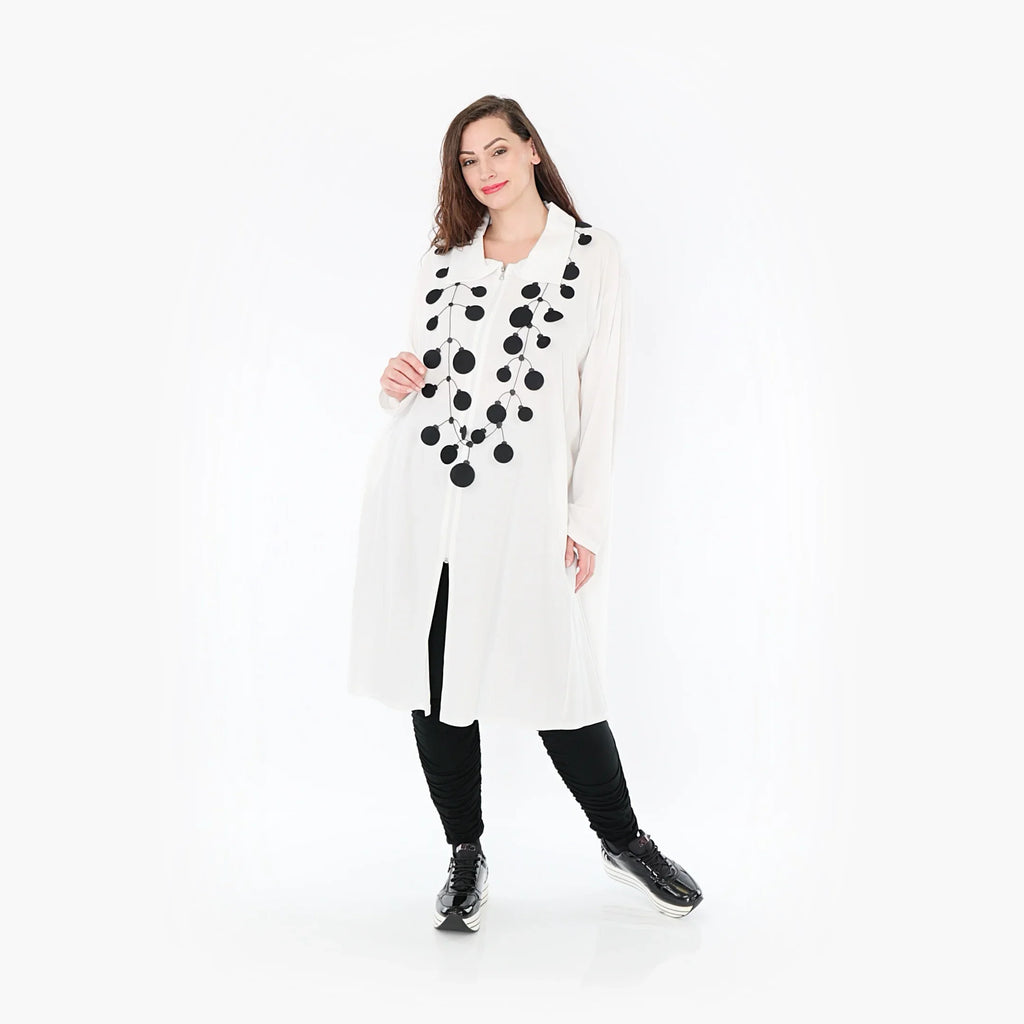 AKH Fashion Blouse 6606 Lucya, White