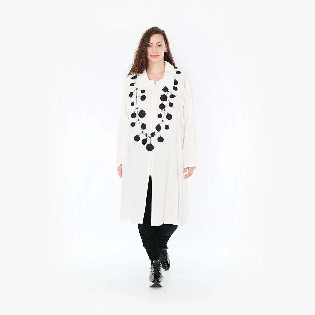 AKH Fashion Blouse 6606 Lucya, White