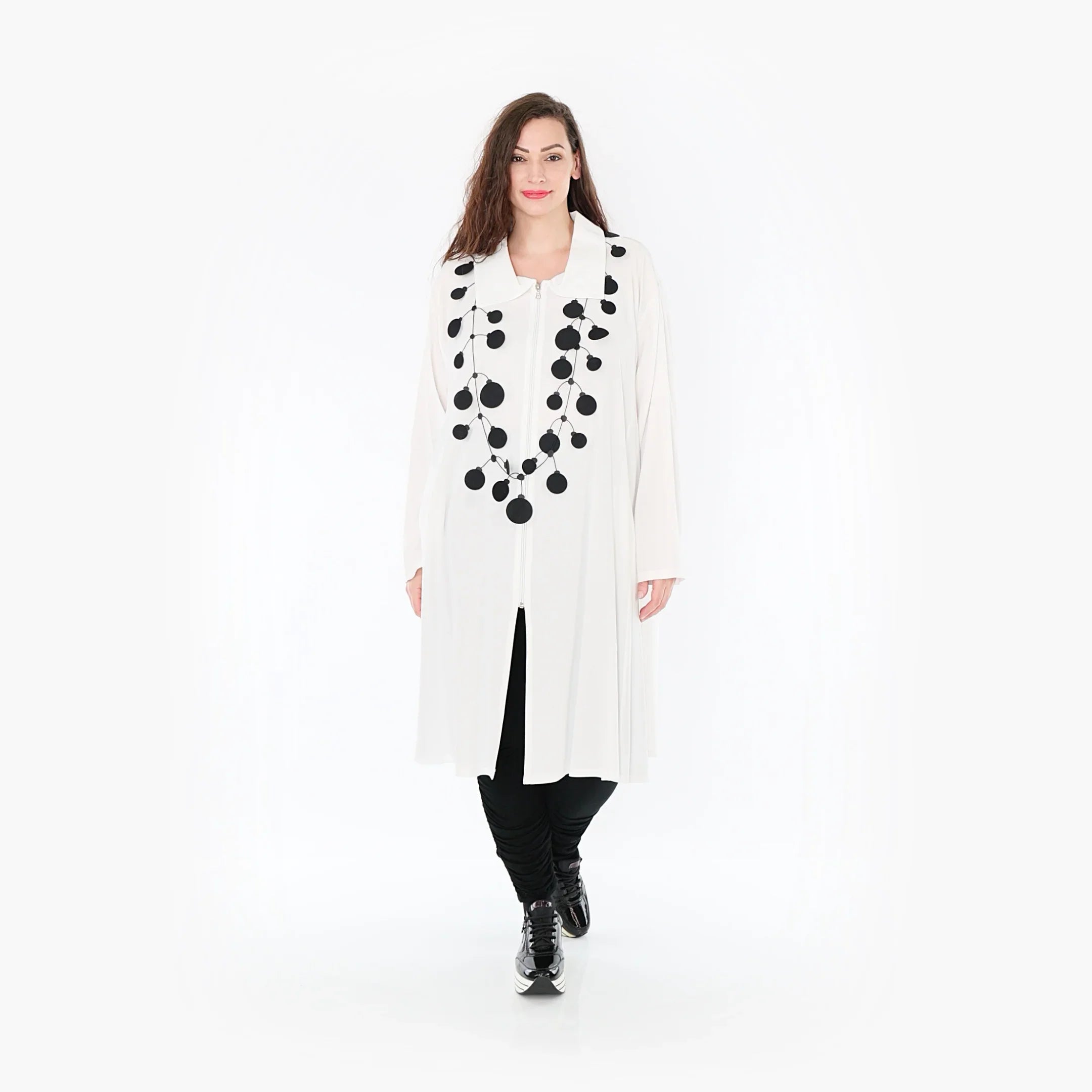 AKH Fashion Blouse 6606 Lucya, White