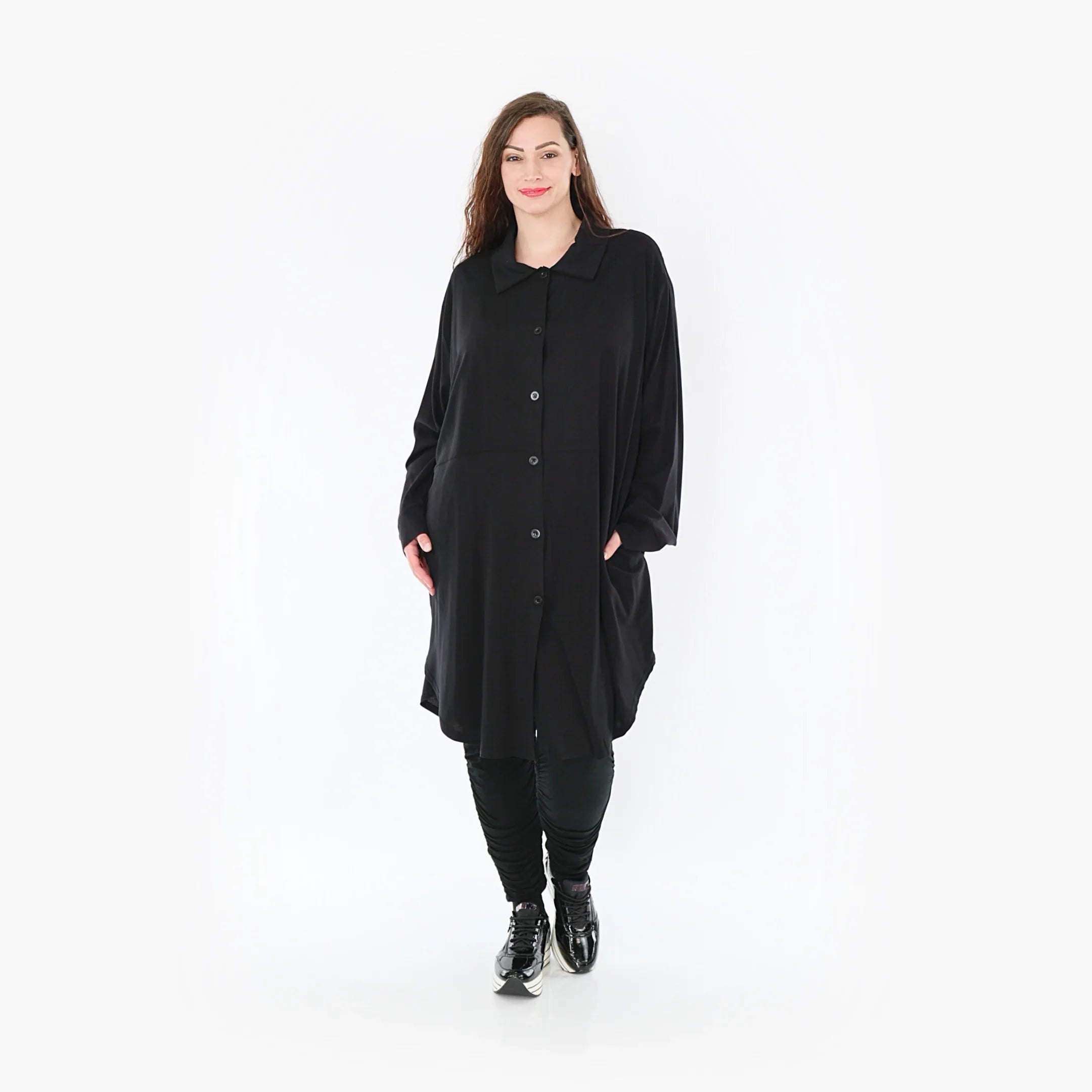 AKH Fashion Bluse 6881 Lucya, Schwarz