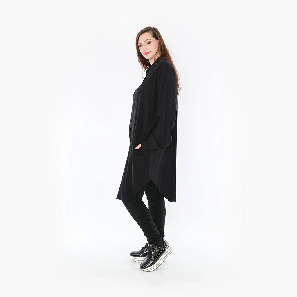 AKH Fashion Bluse 6881 Lucya, Schwarz