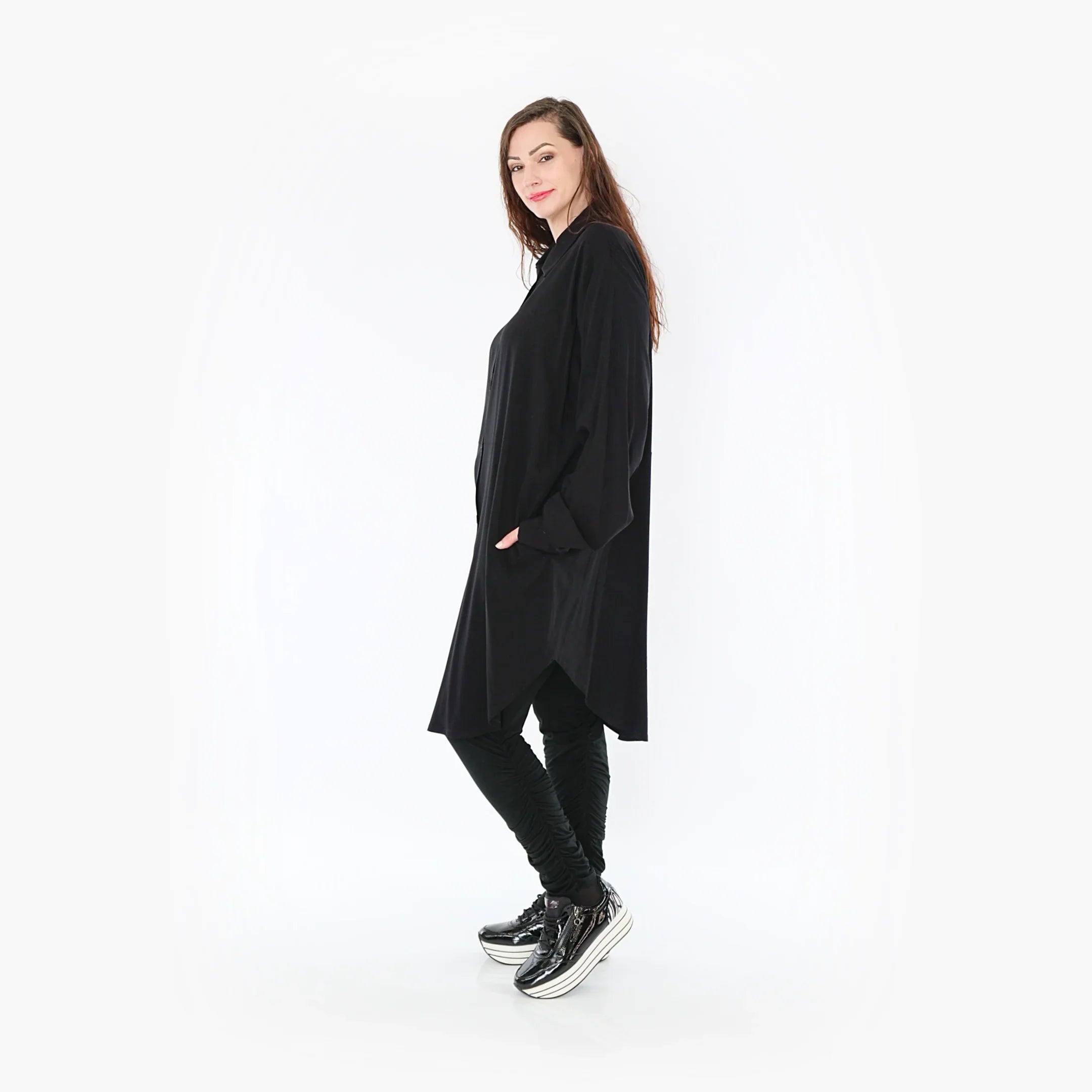 AKH Fashion Bluse 6881 Lucya, Schwarz