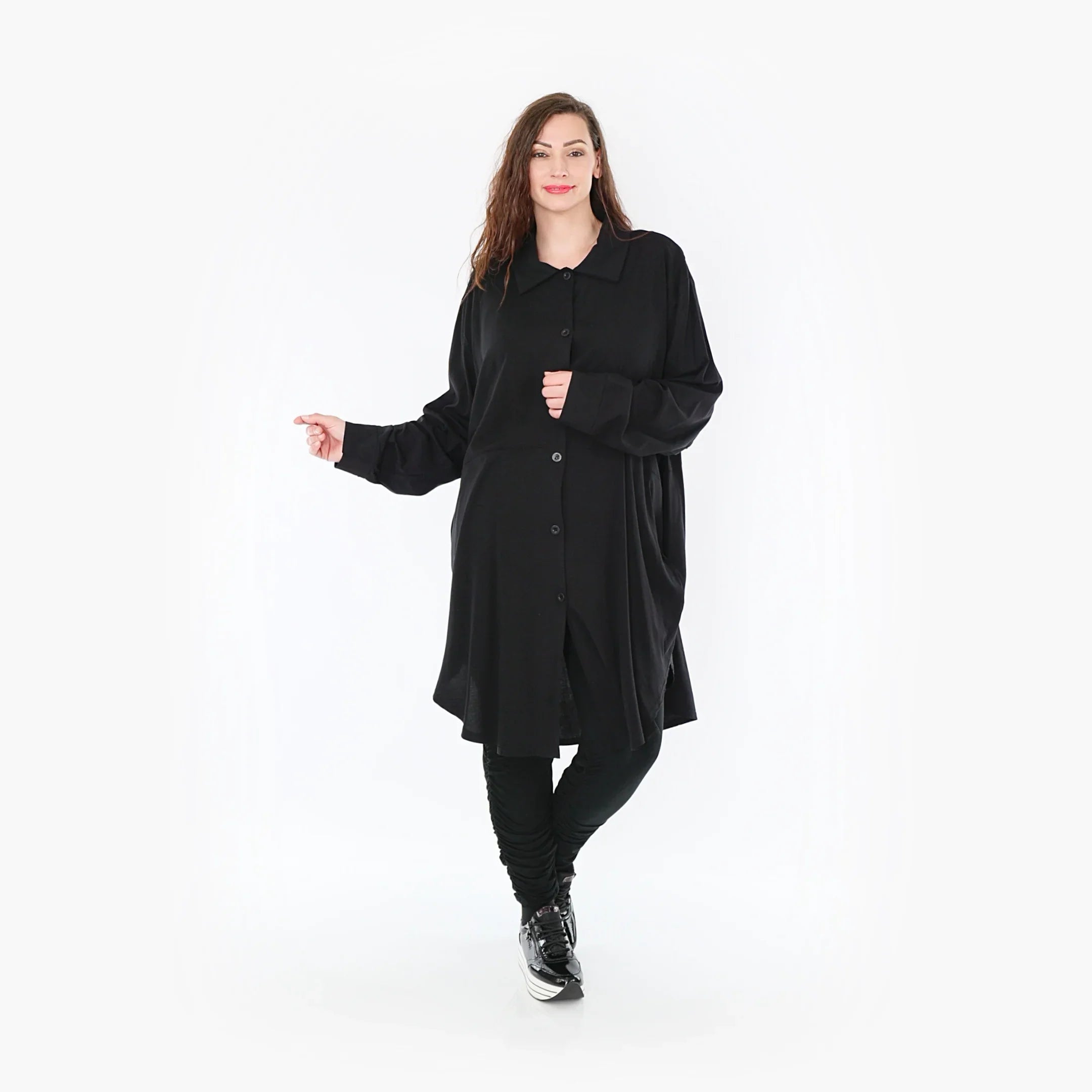 AKH Fashion Bluse 6881 Lucya, Schwarz
