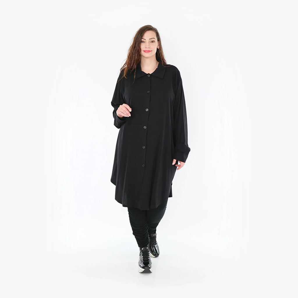 AKH Fashion Bluse 6881 Lucya, Schwarz