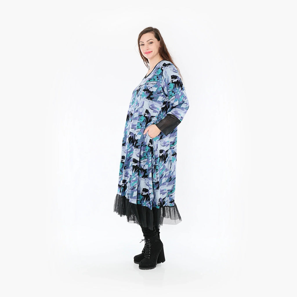 AKH Fashion Dress 5909 Eleni, Petrol