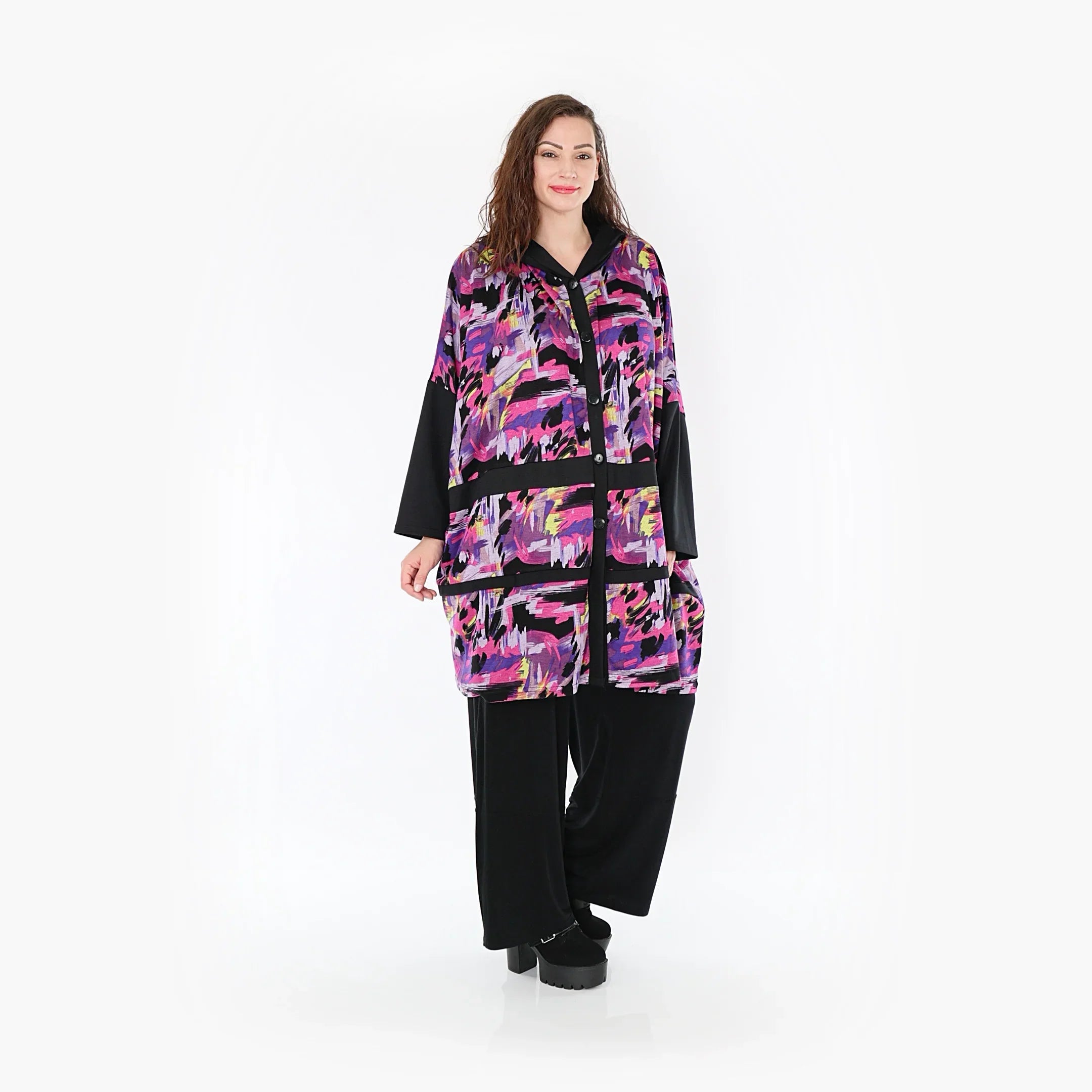AKH Fashion Jacke 6857 Eleni, Fuchsia
