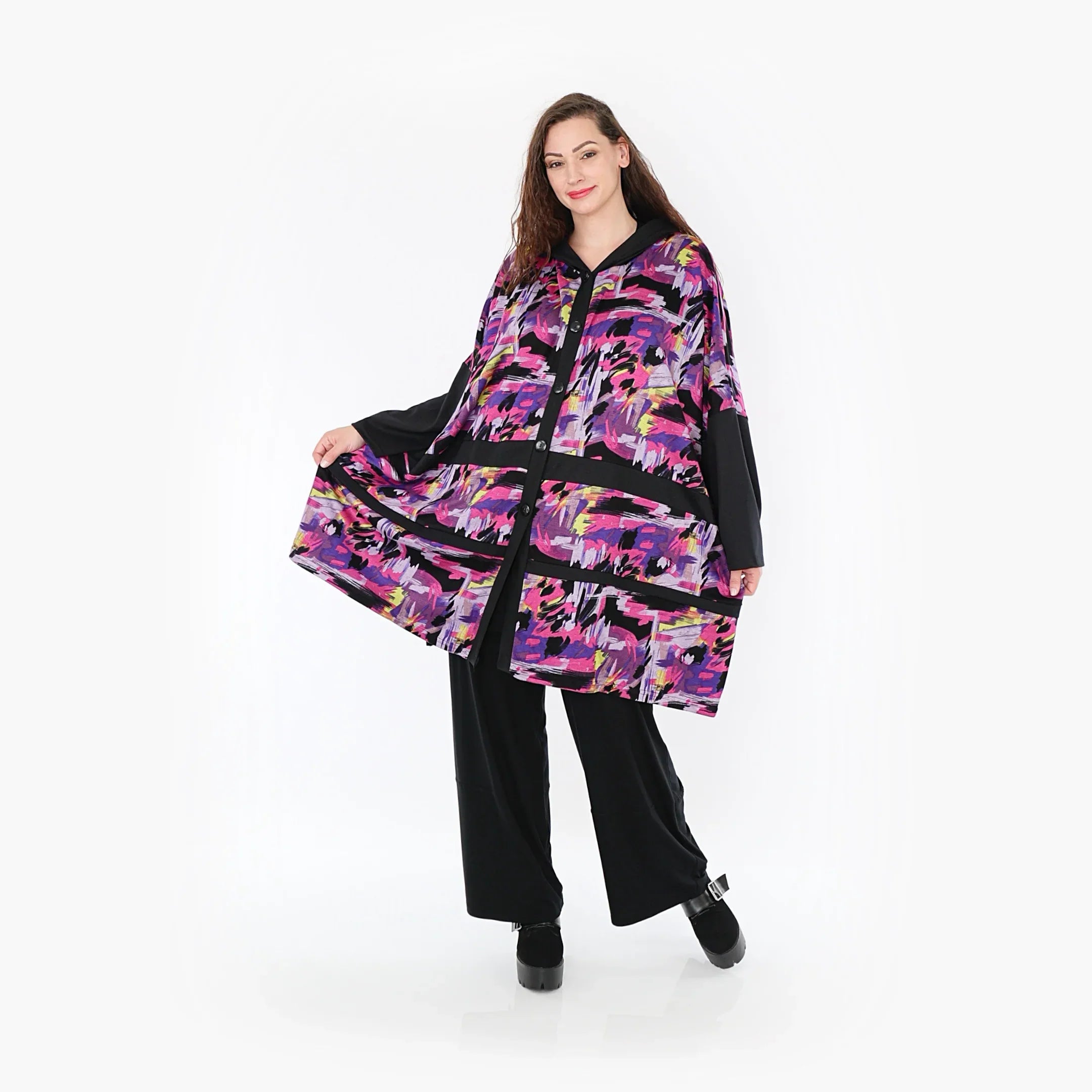 AKH Fashion Jacke 6857 Eleni, Fuchsia
