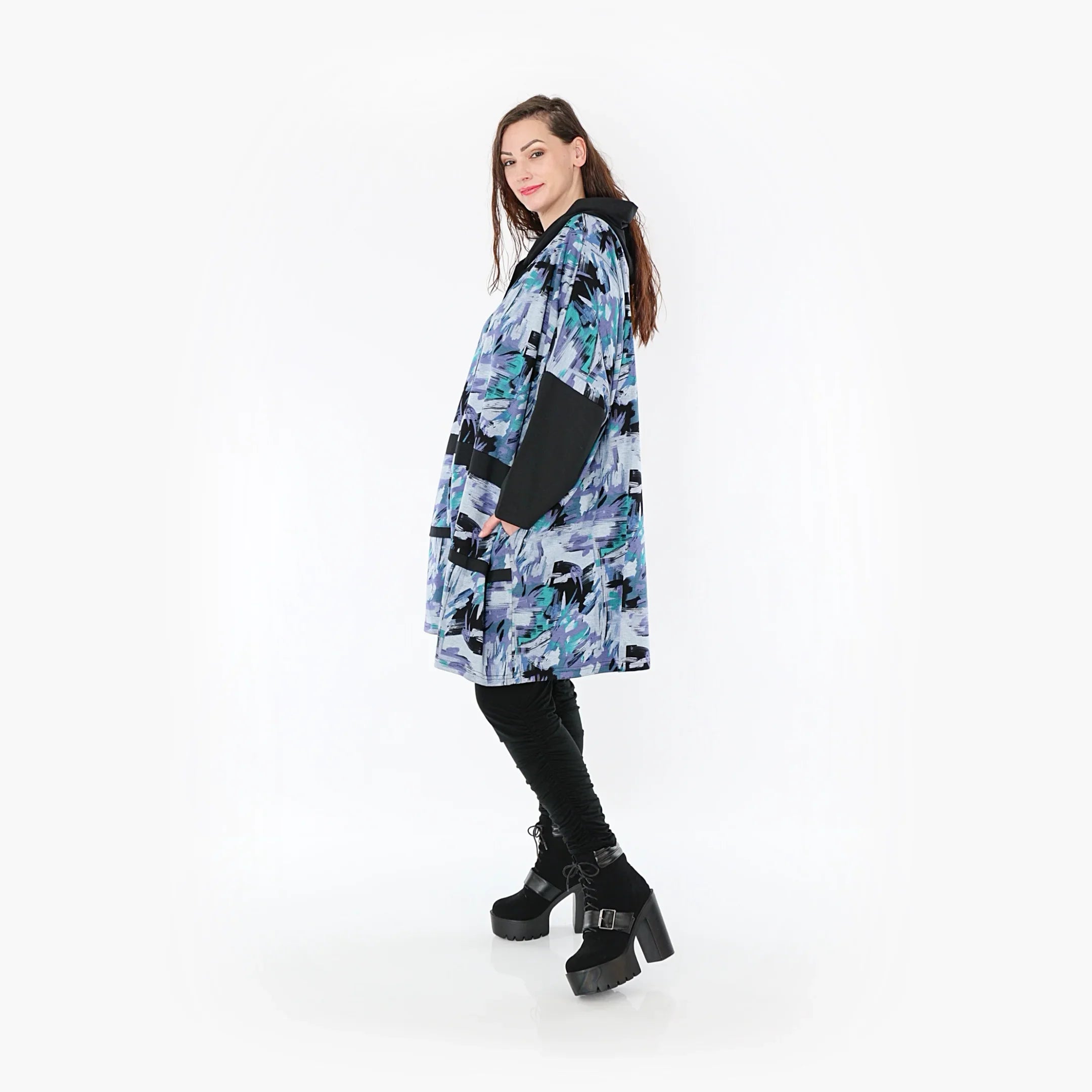 AKH Fashion Jacke 6857 Eleni, Petrol