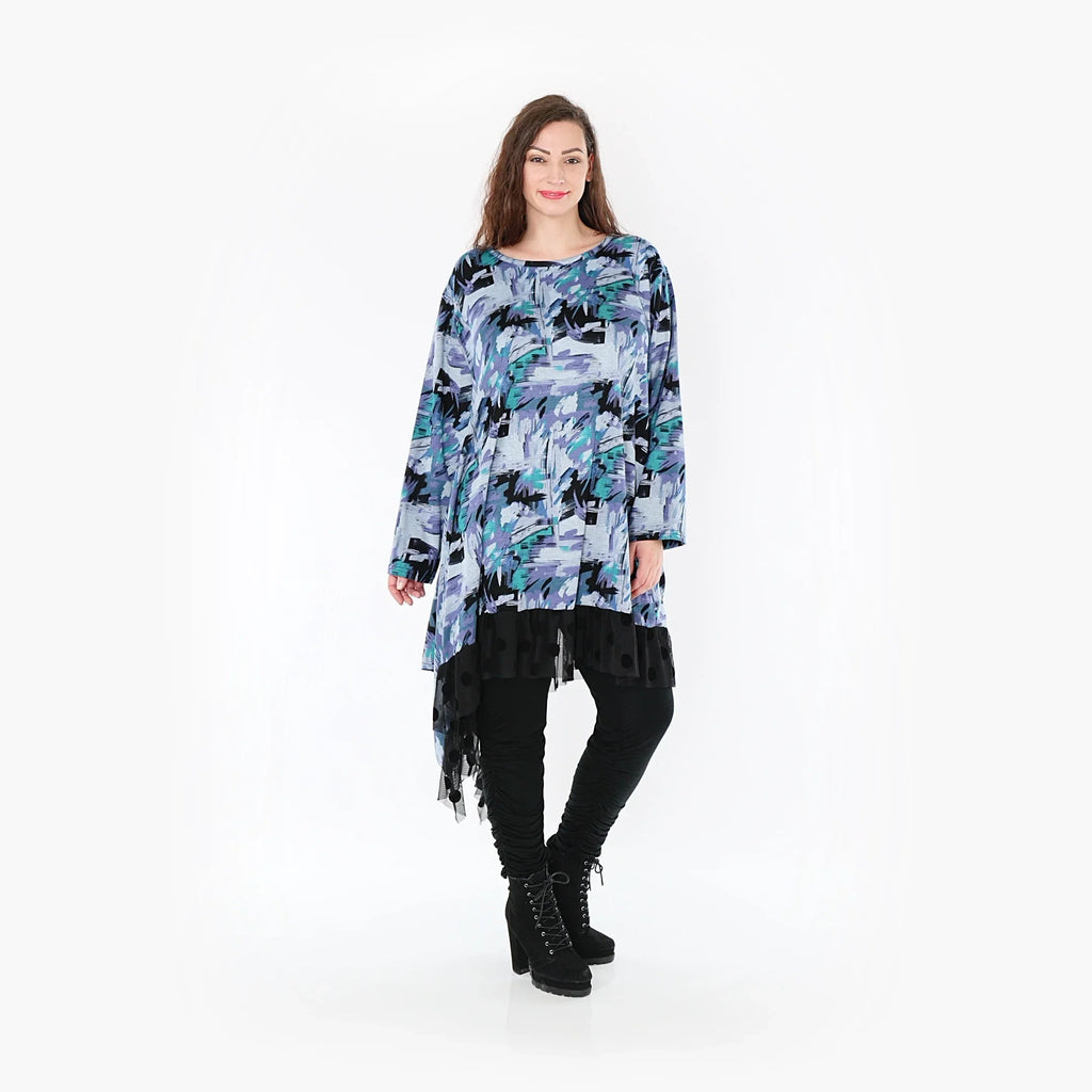 AKH Fashion Kleid 6875 Eleni, Petrol