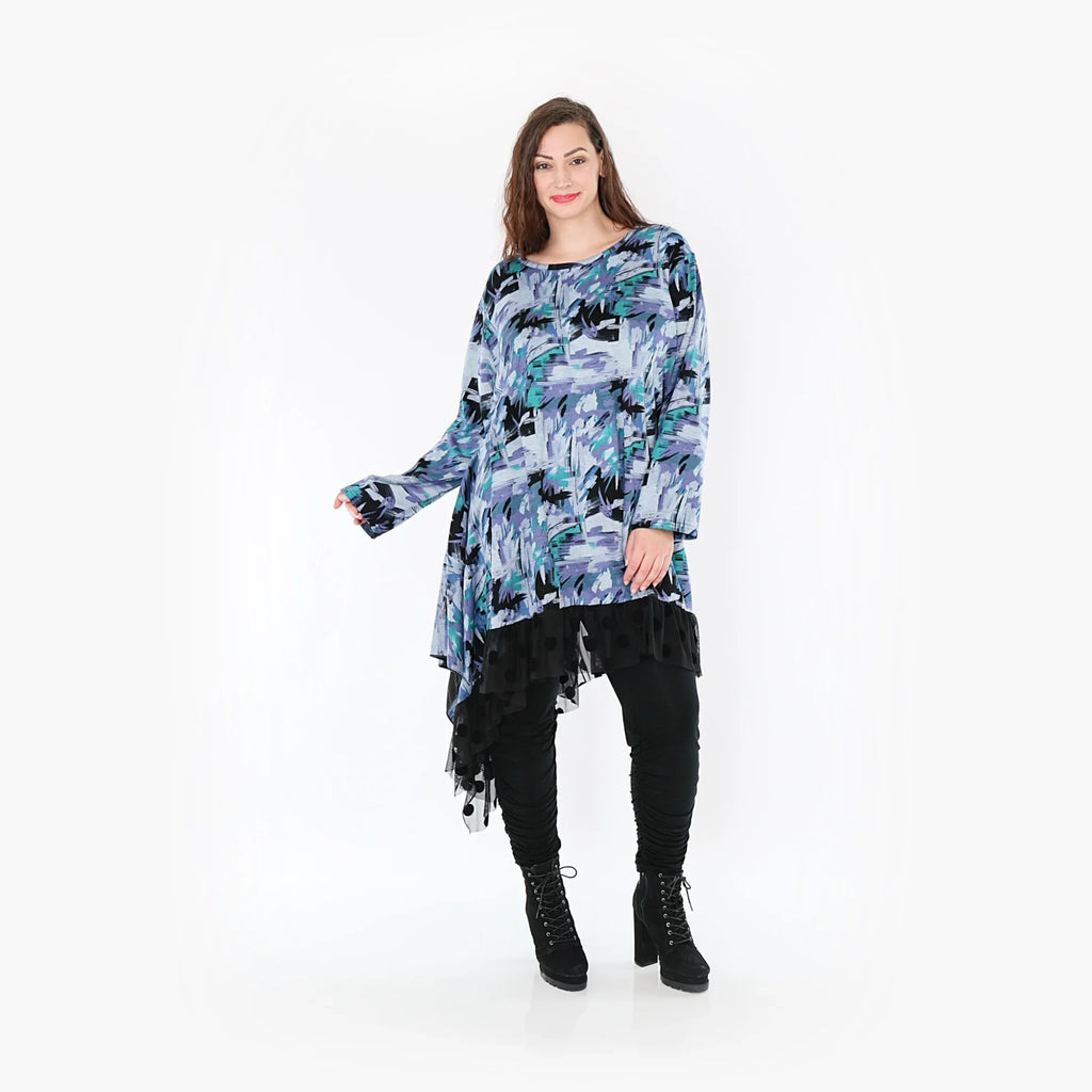 AKH Fashion Kleid 6875 Eleni, Petrol