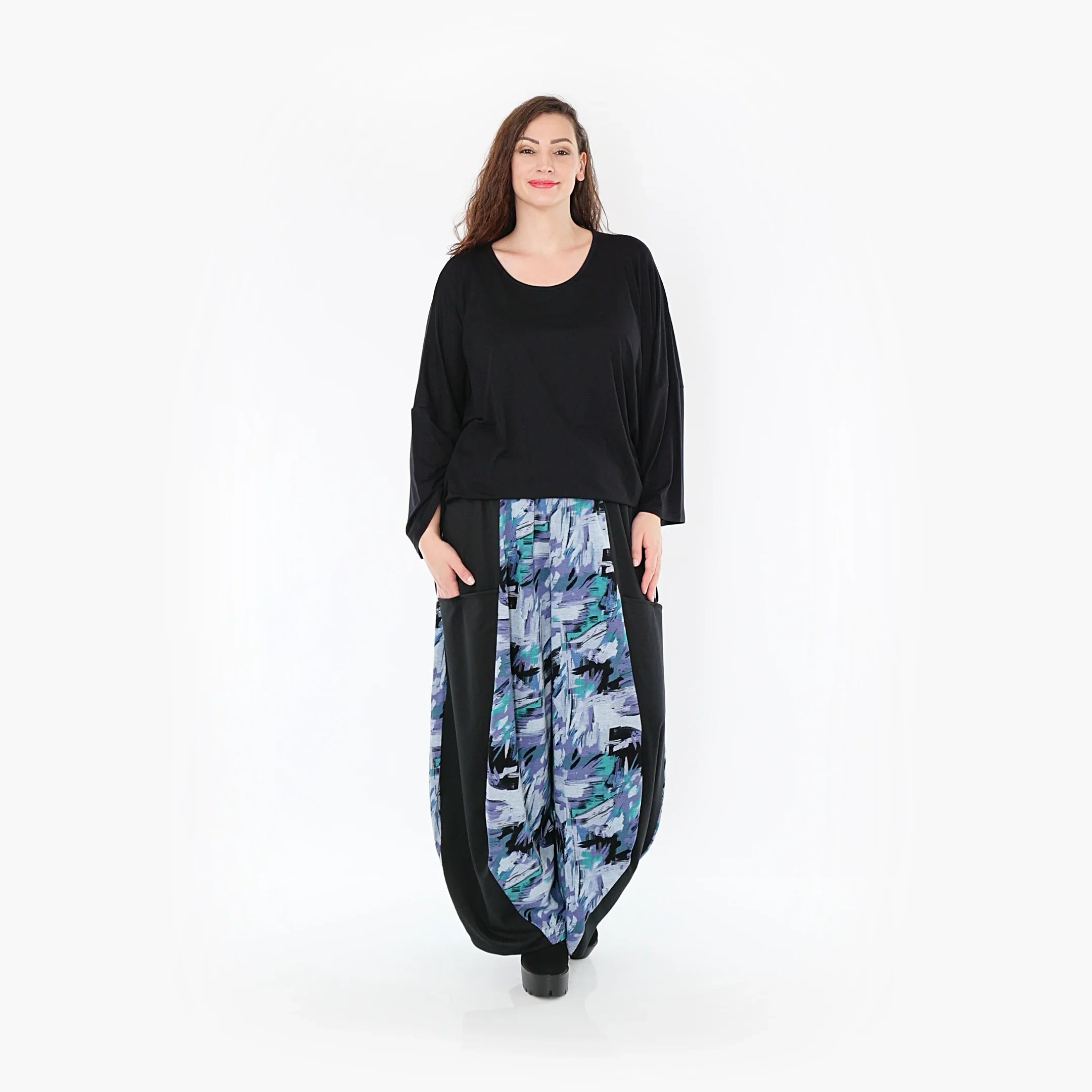 AKH Fashion Hose 8069 Eleni, Petrol