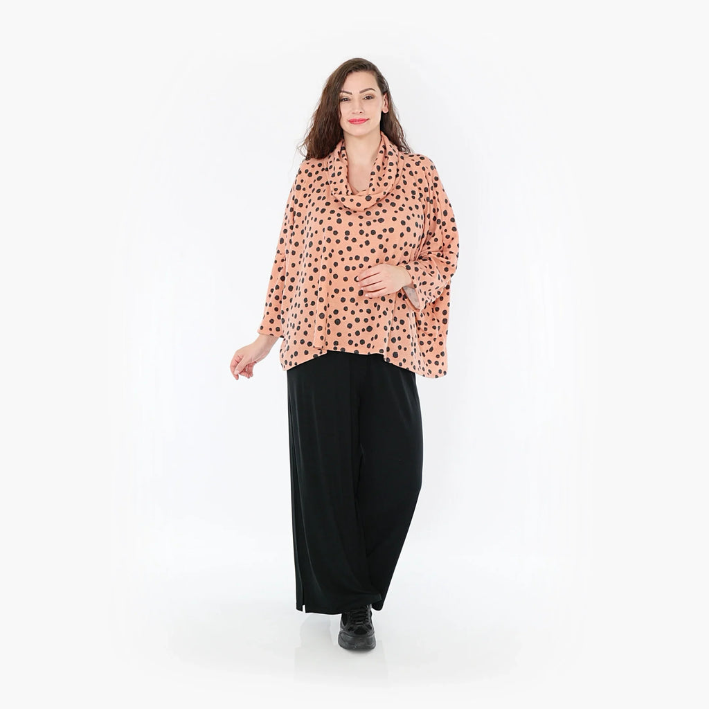 AKH 3018 Big Shirt, Old Rose-Anthracite