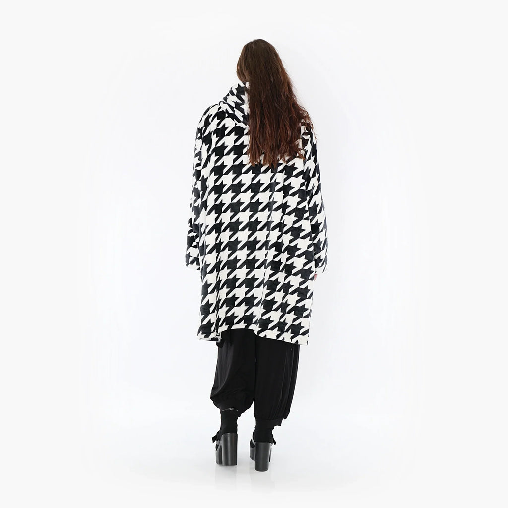 AKH Fashion Mantel 6660 Zoey, Schwarz/Weiss
