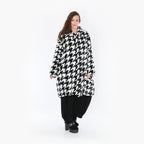 AKH Fashion Mantel 6660 Zoey, Schwarz/Weiss