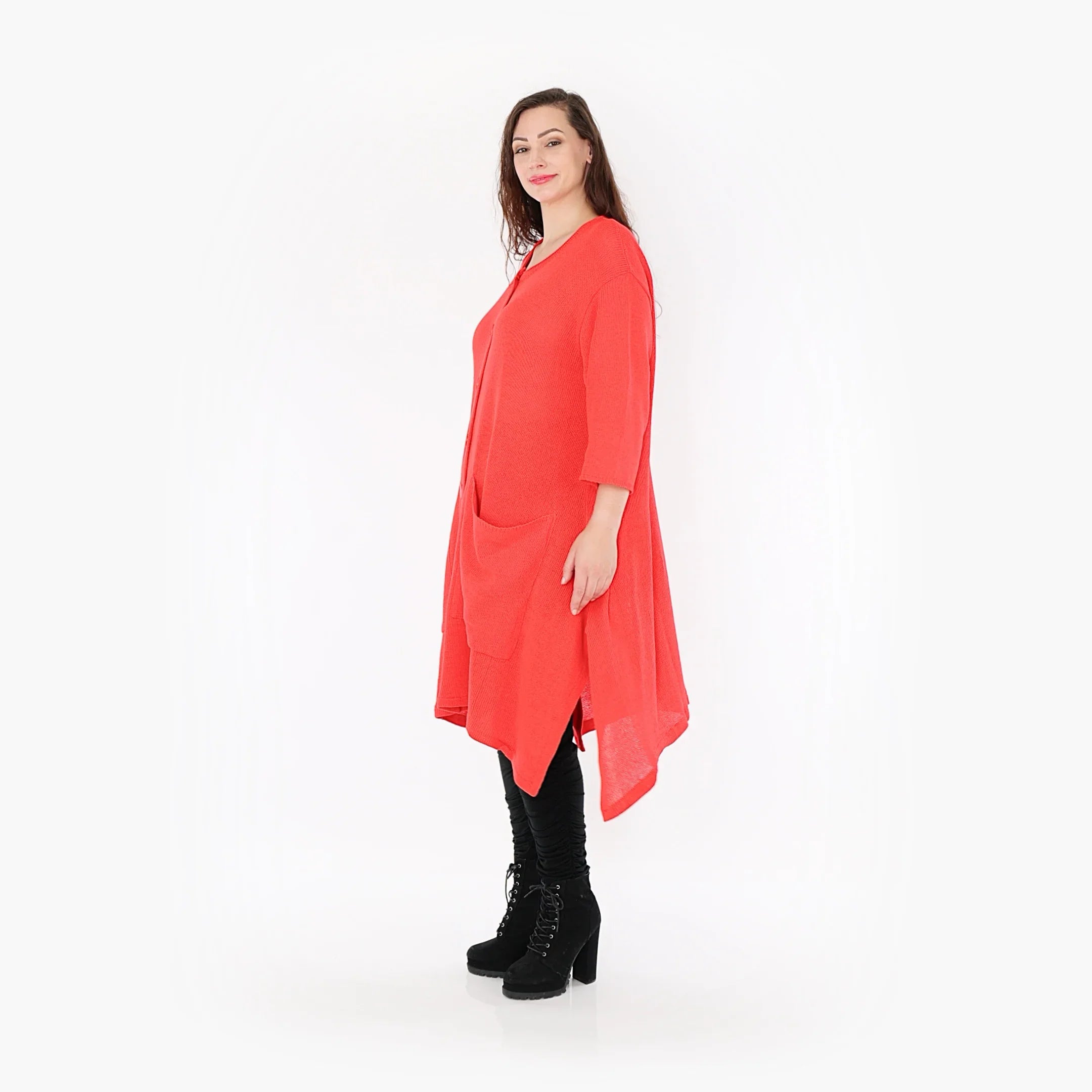 AKH 1020 Coat, Red