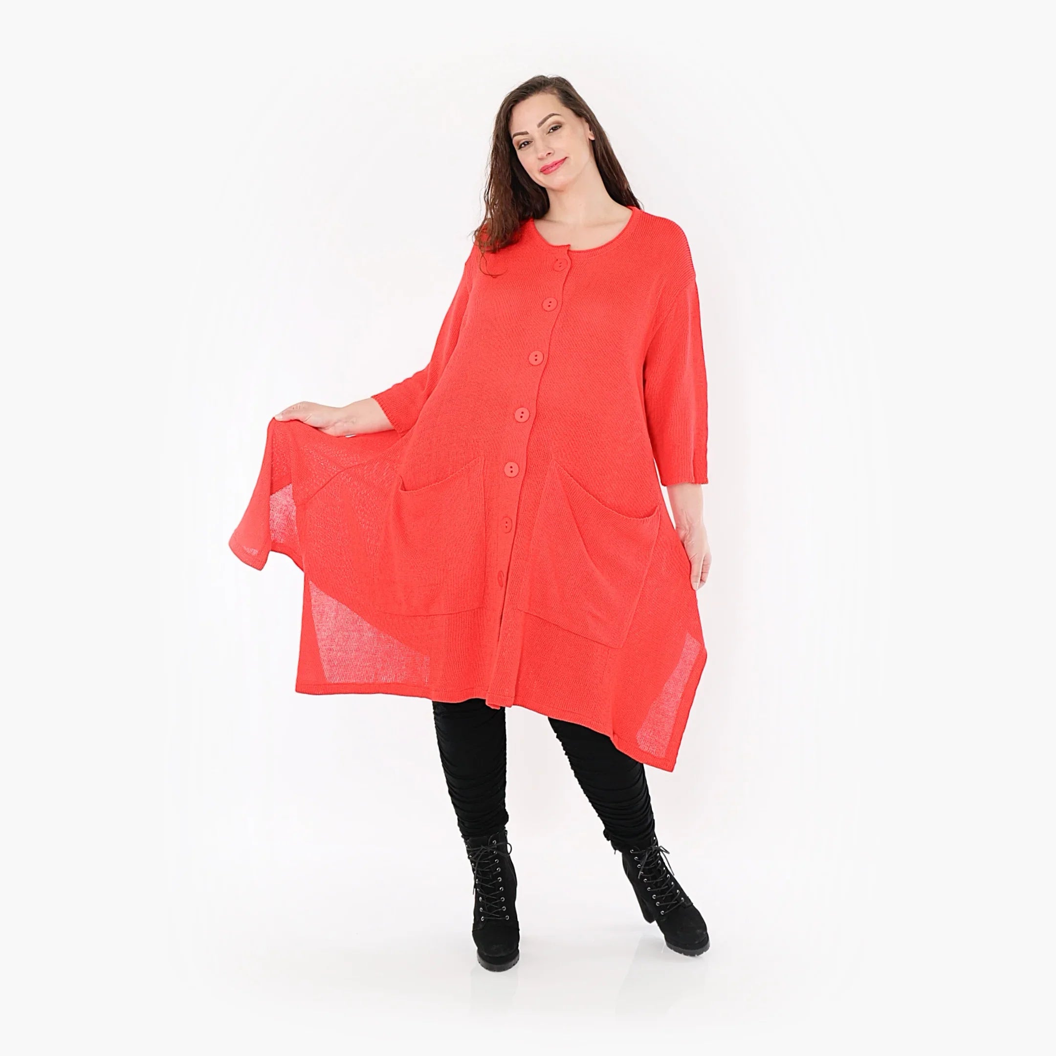 AKH 1020 Coat, Red