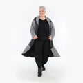 AKH Fashion Mantel 6885 Monique, Grau/Schwarz