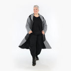 AKH Fashion Mantel 6885 Monique, Grau/Schwarz