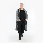 AKH Fashion Mantel 6885 Monique, Grau/Schwarz