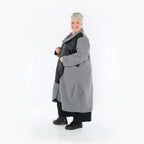 AKH Fashion Mantel 6885 Monique, Grau/Schwarz