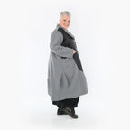 AKH Fashion Mantel 6885 Monique, Grau/Schwarz