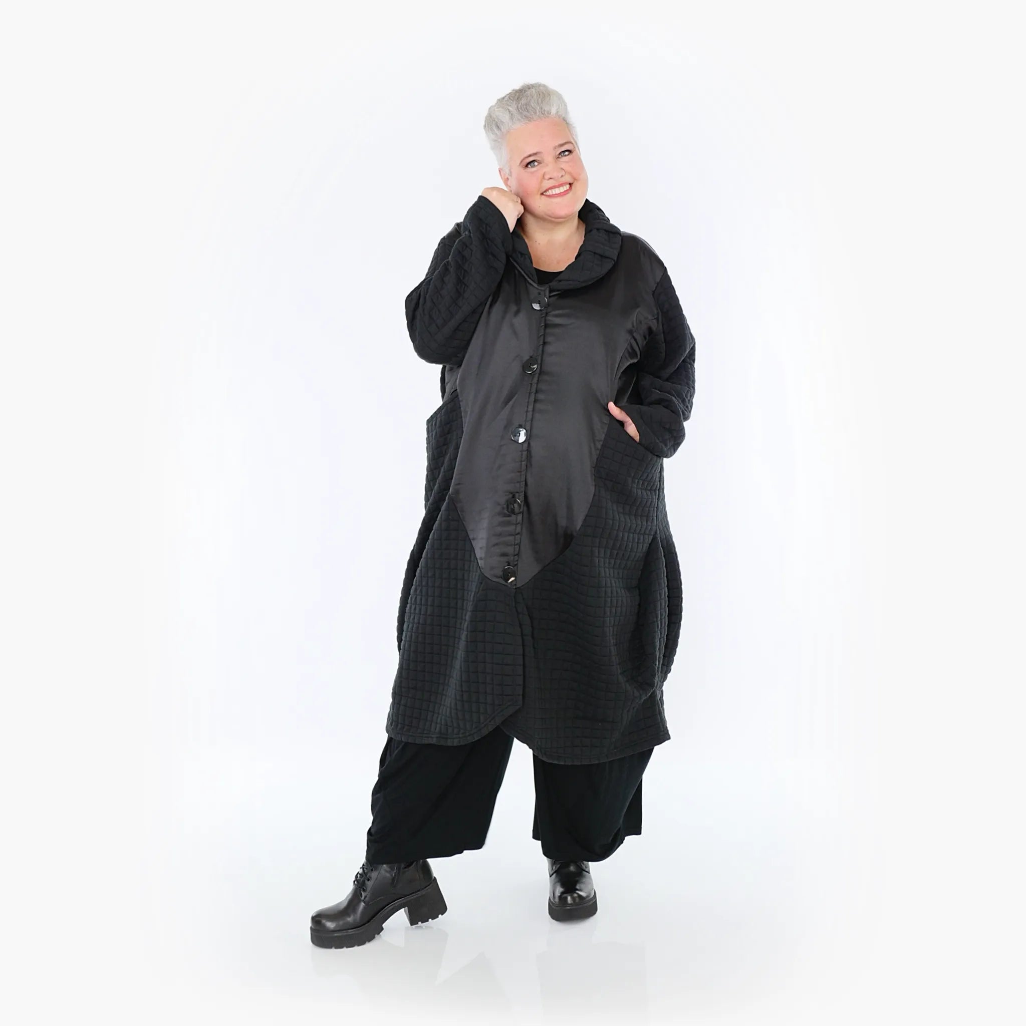 AKH Fashion Mantel 6885 Monique, Schwarz