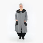 AKH Fashion Mantel 7004 Monique, Grau/Schwarz